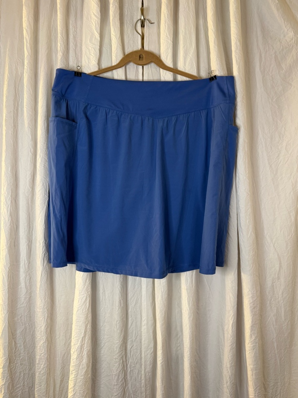 Zuda Royal Blue A-Line Skort 1X